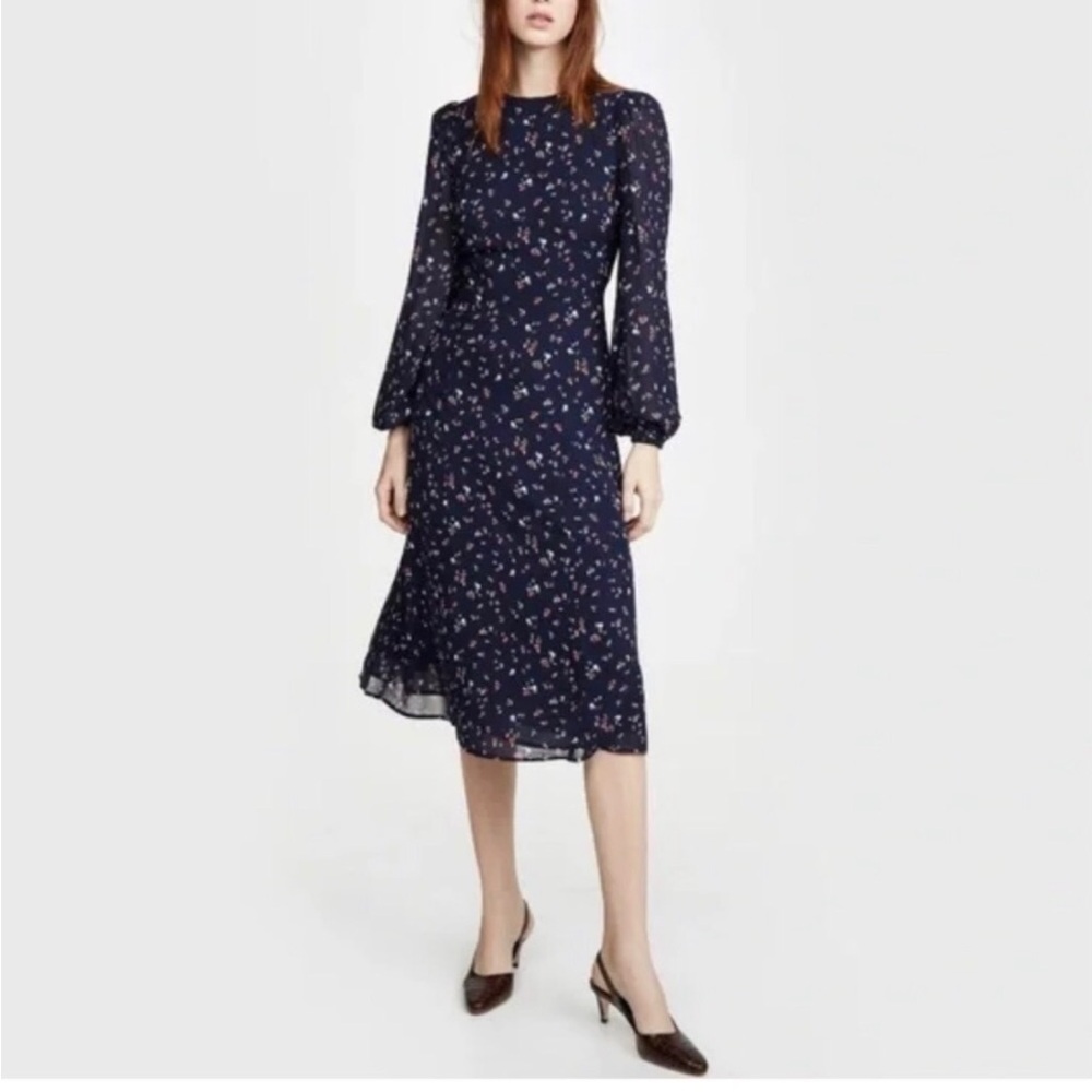 REFORMATION Luanne Floral Midi Dress